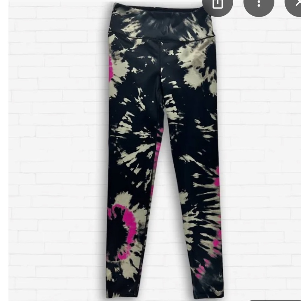 Noli Leggings Tye Dye Black and Pink